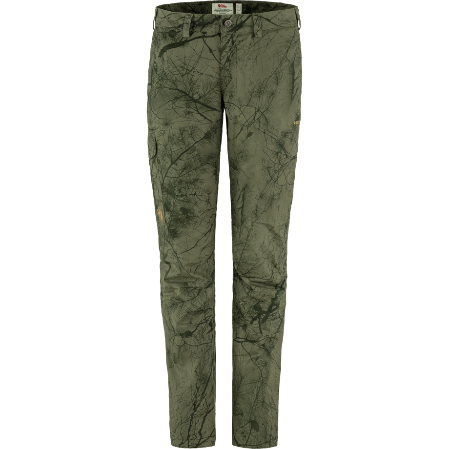 Karla Trousers Hydratic W Green Camo Fjällräven Canada