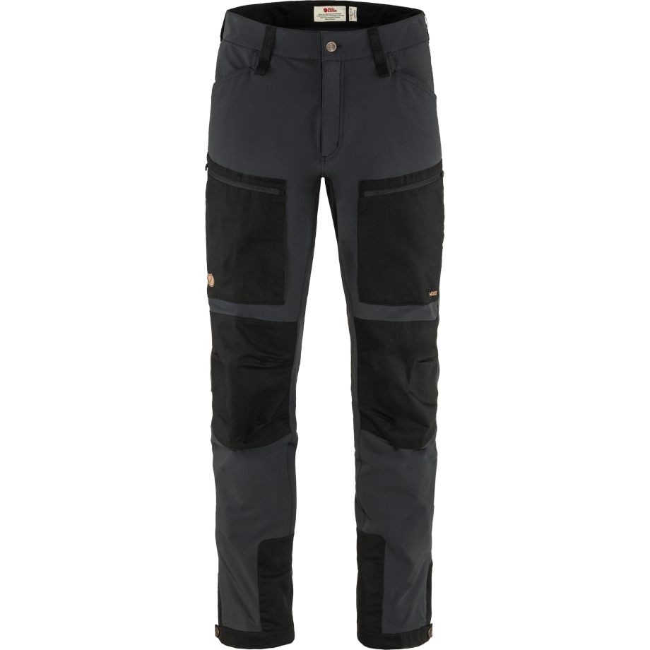 Black-Black Fjällräven Canada Keb Agile Trousers M