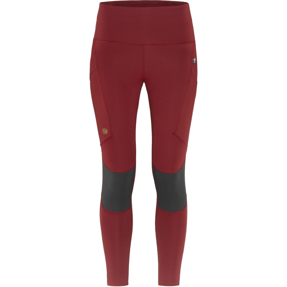 Pomegranate Red-Iron Grey Abisko Trekking Tights Pro W Fjällräven Canada