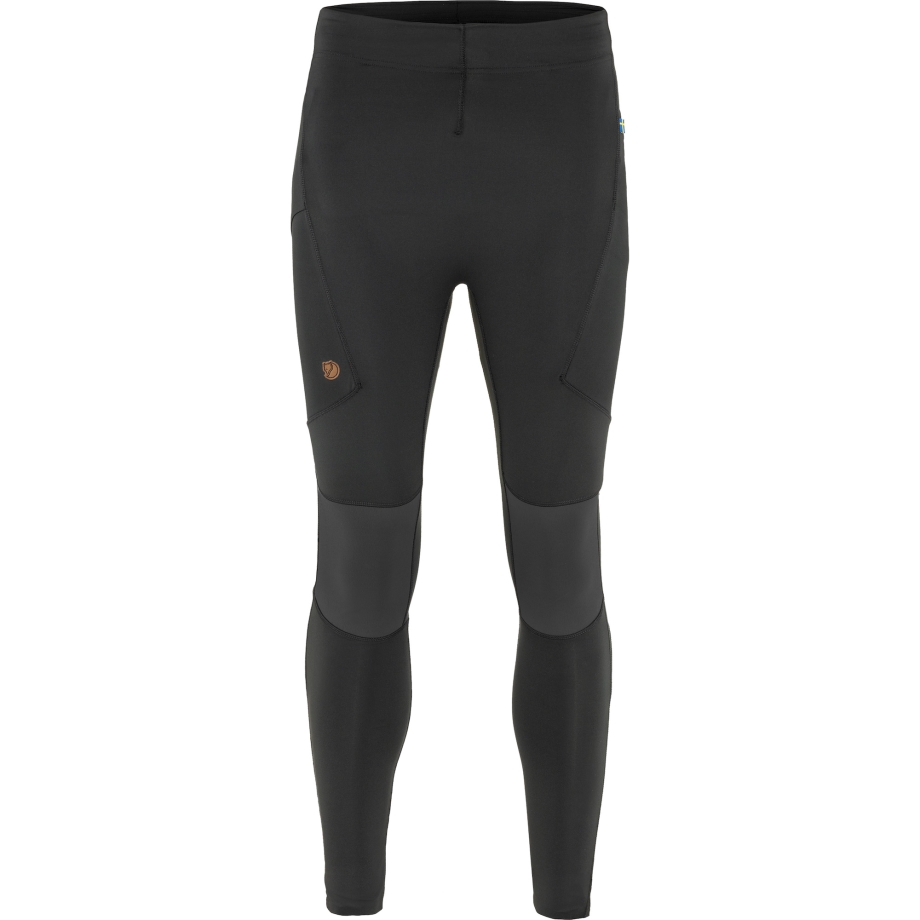 Black-Iron Grey Fjällräven Canada Brand Abisko Trekking Tights Pro M