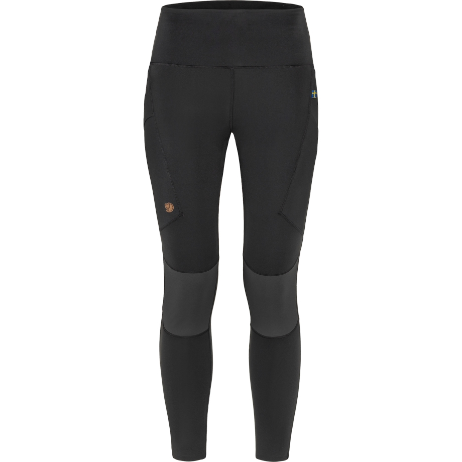 Fjällräven Canada Black-Iron Grey Abisko Trekking Tights Pro W