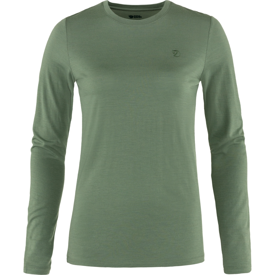 Fjällräven Canada Patina Green Abisko Wool Ls W