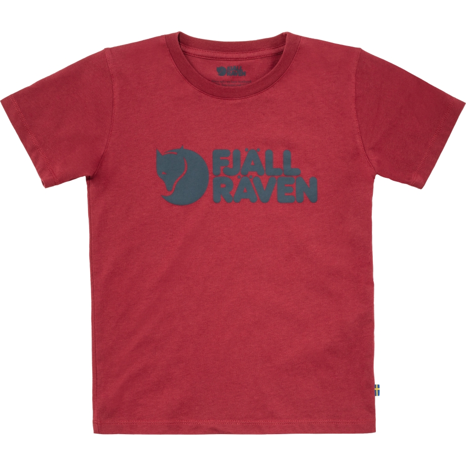 Kids Logo T-Shirt Pomegranate Red Fjällräven Canada