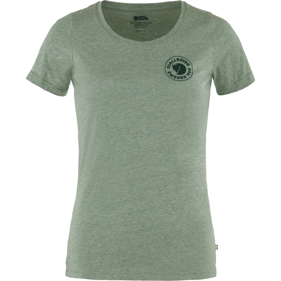 Fjällräven Canada Brand 1960 Logo T-Shirt W Patina Green-Melange