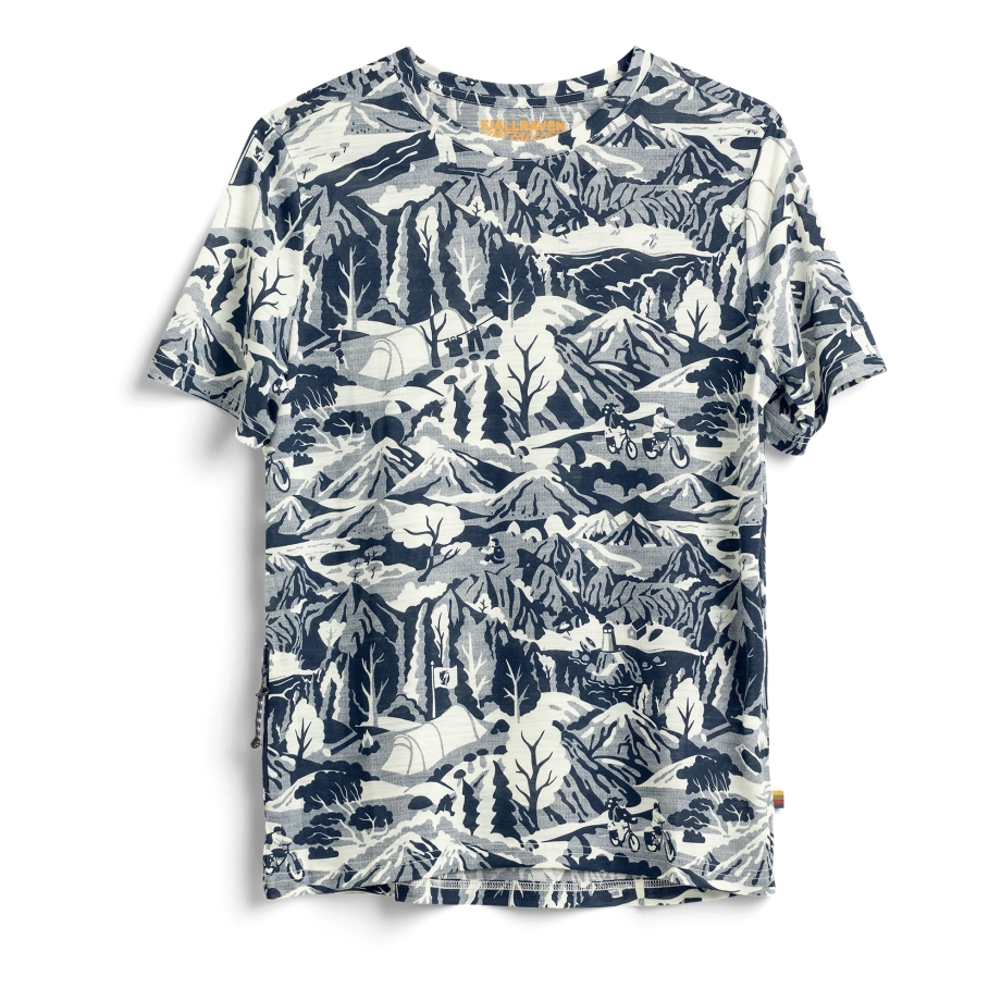 Fjällräven Canada S/F Wool Caliswe T-Shirt W Navy-Eggshell