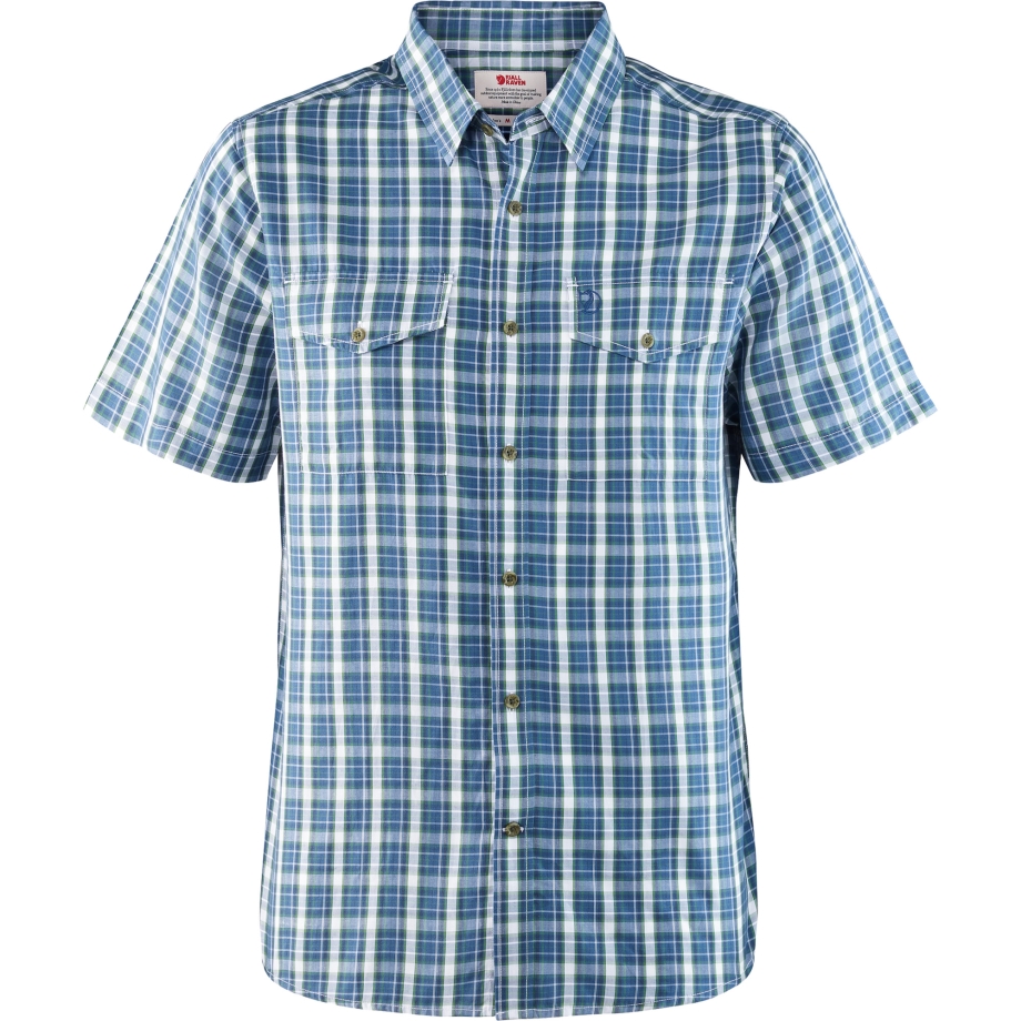 Fjällräven Canada Brand Abisko Cool Shirt Ss M Uncle Blue