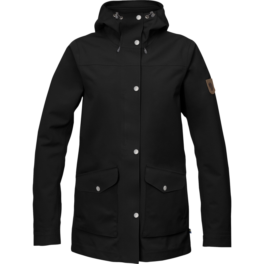 Greenland Eco-Shell Jacket W Fjällräven Canada Black
