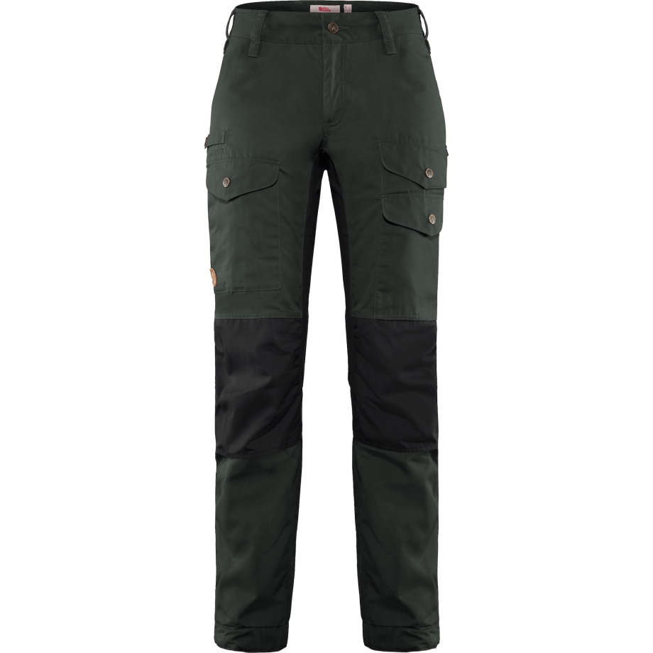 Vidda Pro Ventilated Trousers W Short Fjällräven Canada Dark Grey-Black