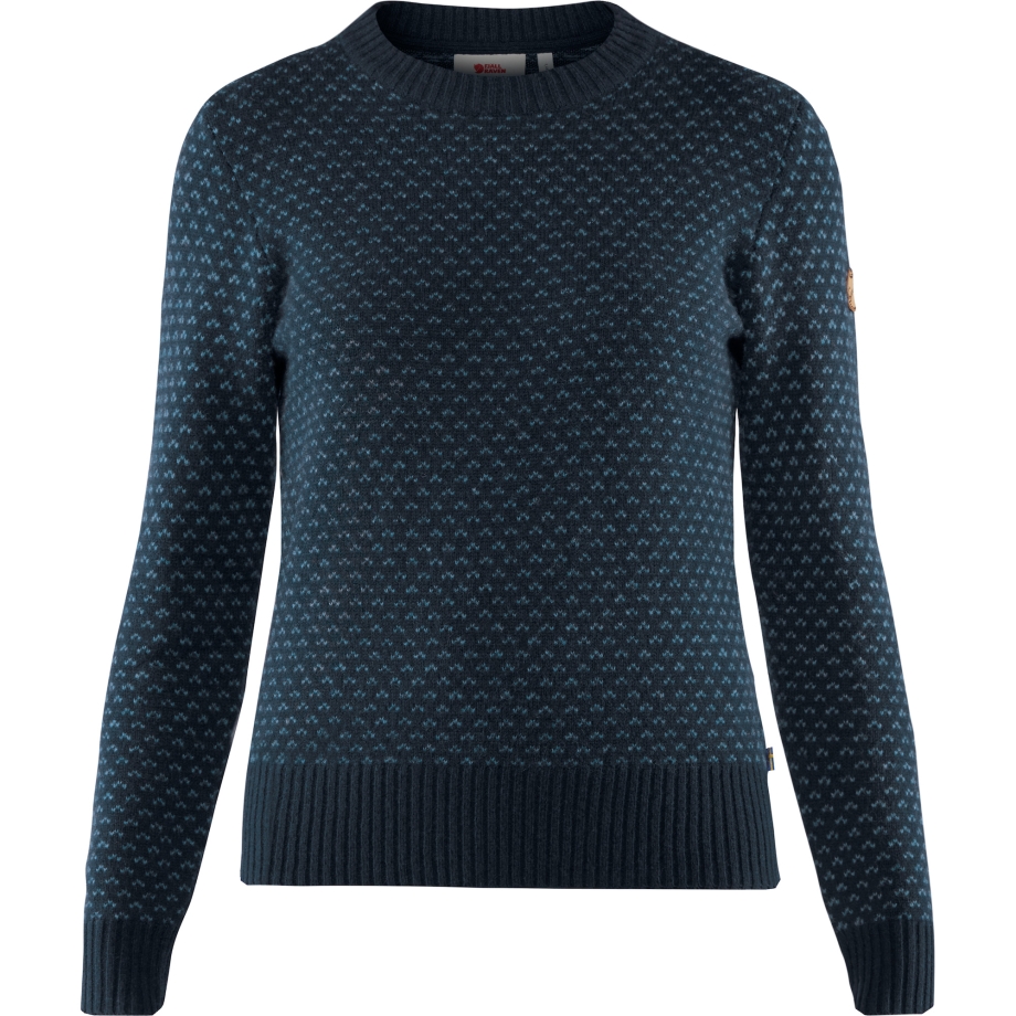 Övik Nordic Sweater W Fjällräven Canada Dark Navy