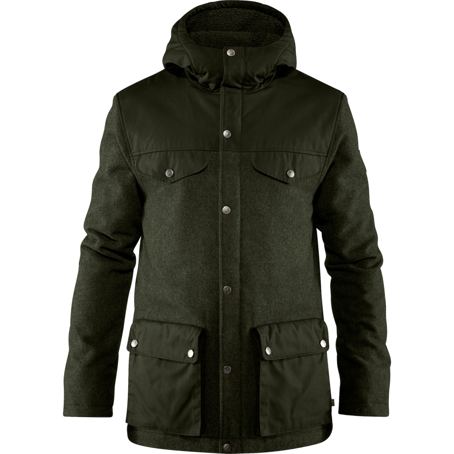 Deep Forest Fjällräven Canada Greenland Re-Wool Jacket M