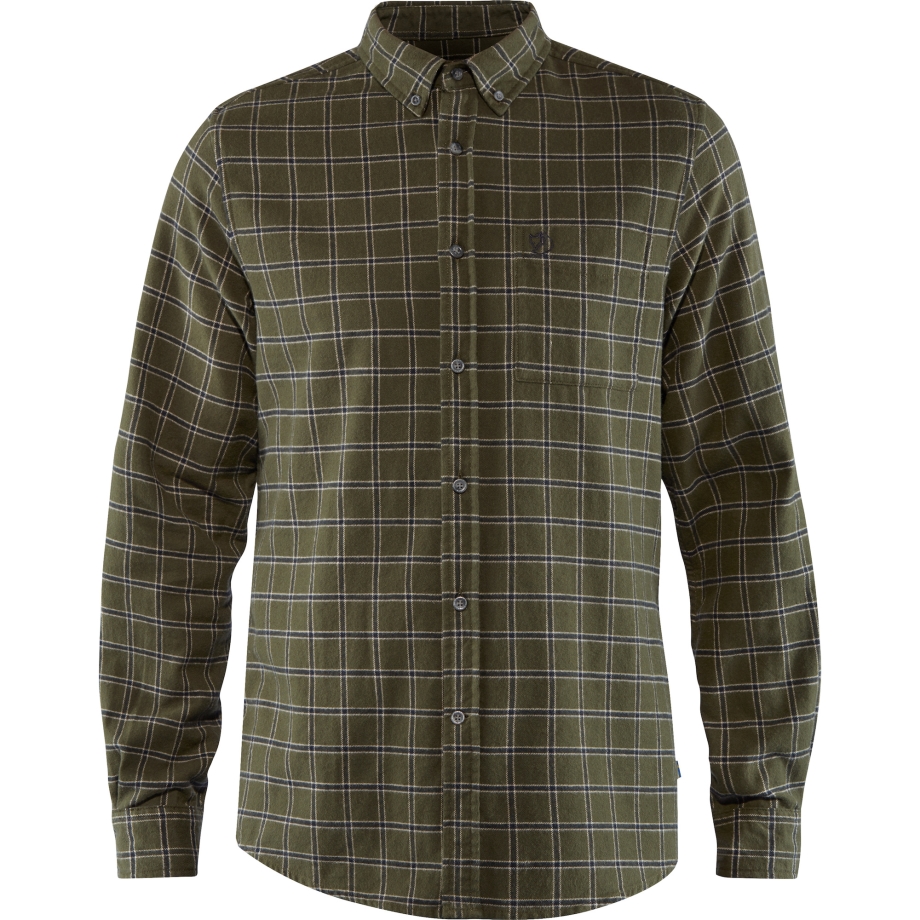 Deep Forest Fjällräven Canada Övik Flannel Shirt M