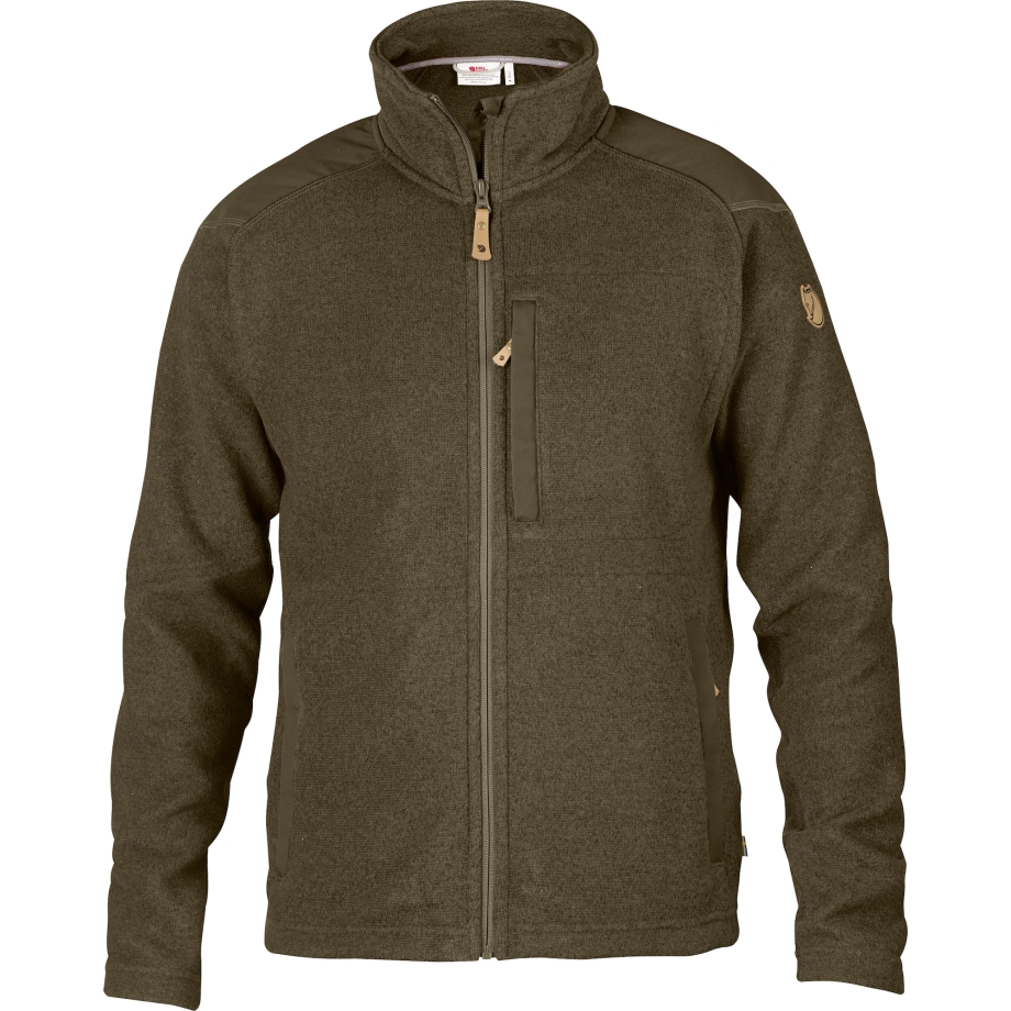 Buck Fleece M Dark Olive Fjällräven Canada