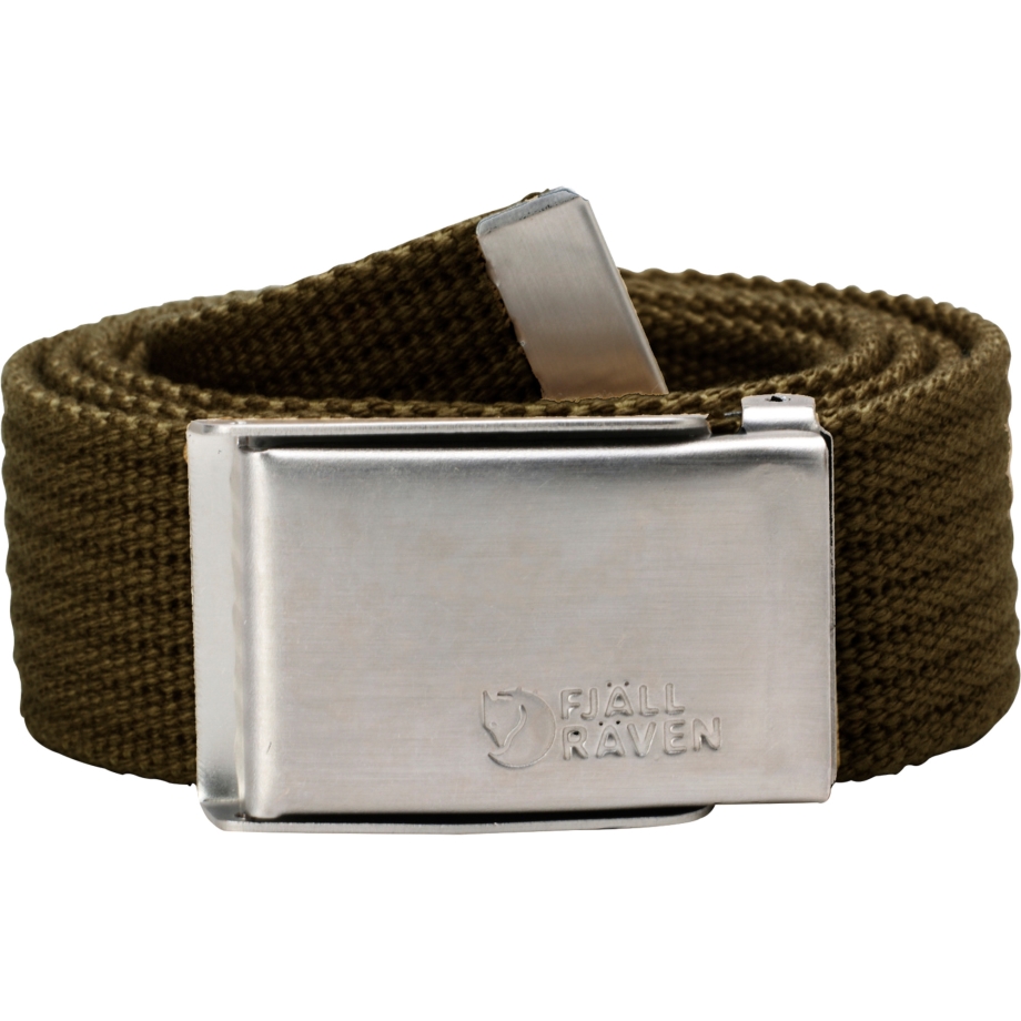 Merano Canvas Belt Dark Olive Fjällräven Canada
