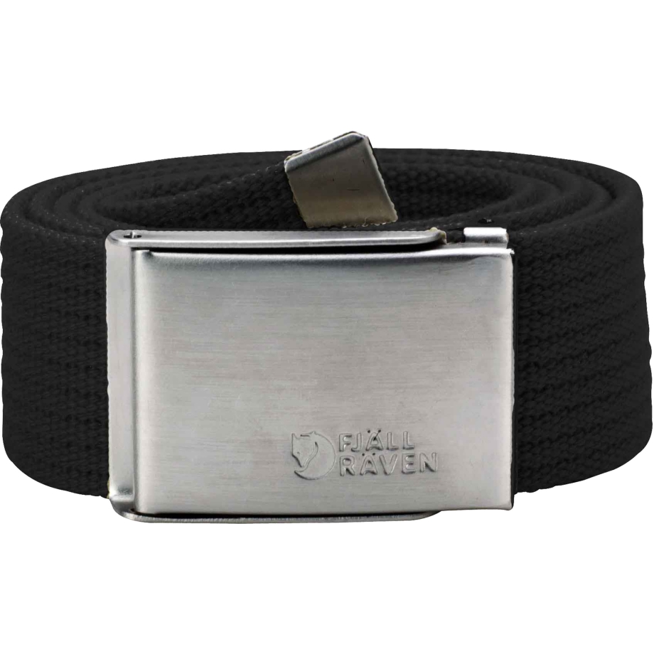 Black Fjällräven Canada Canvas Belt