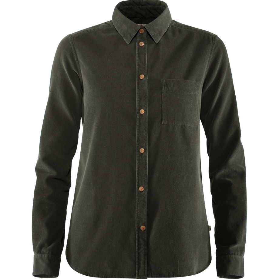 Deep Forest Övik Cord Shirt W Fjällräven Canada