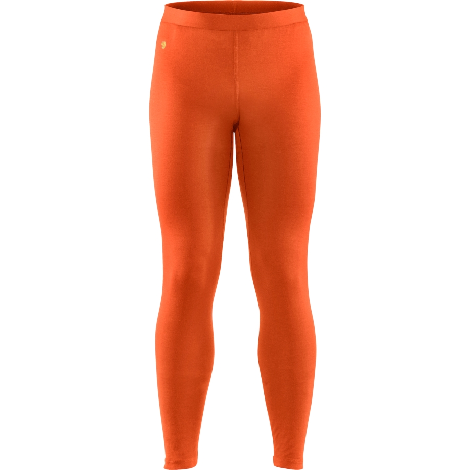 Fjällräven Canada Hokkaido Orange Bergtagen Thinwool Long Johns M