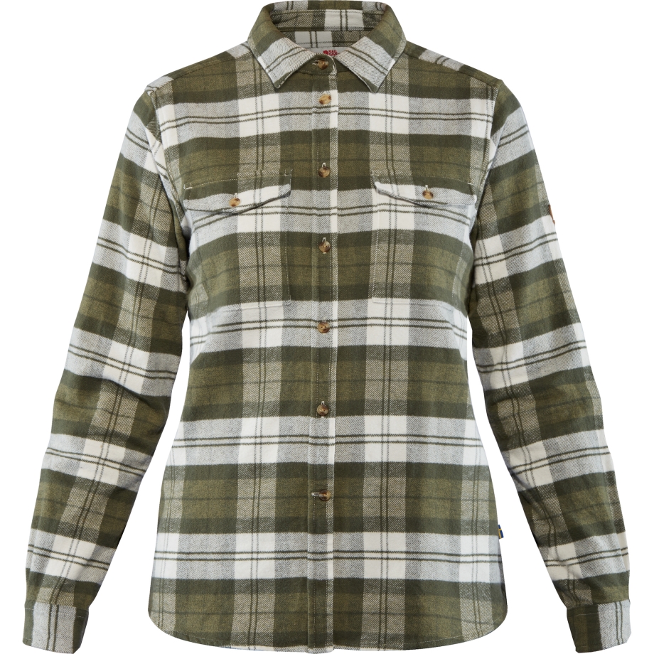 Green Övik Heavy Flannel Shirt W Fjällräven Canada