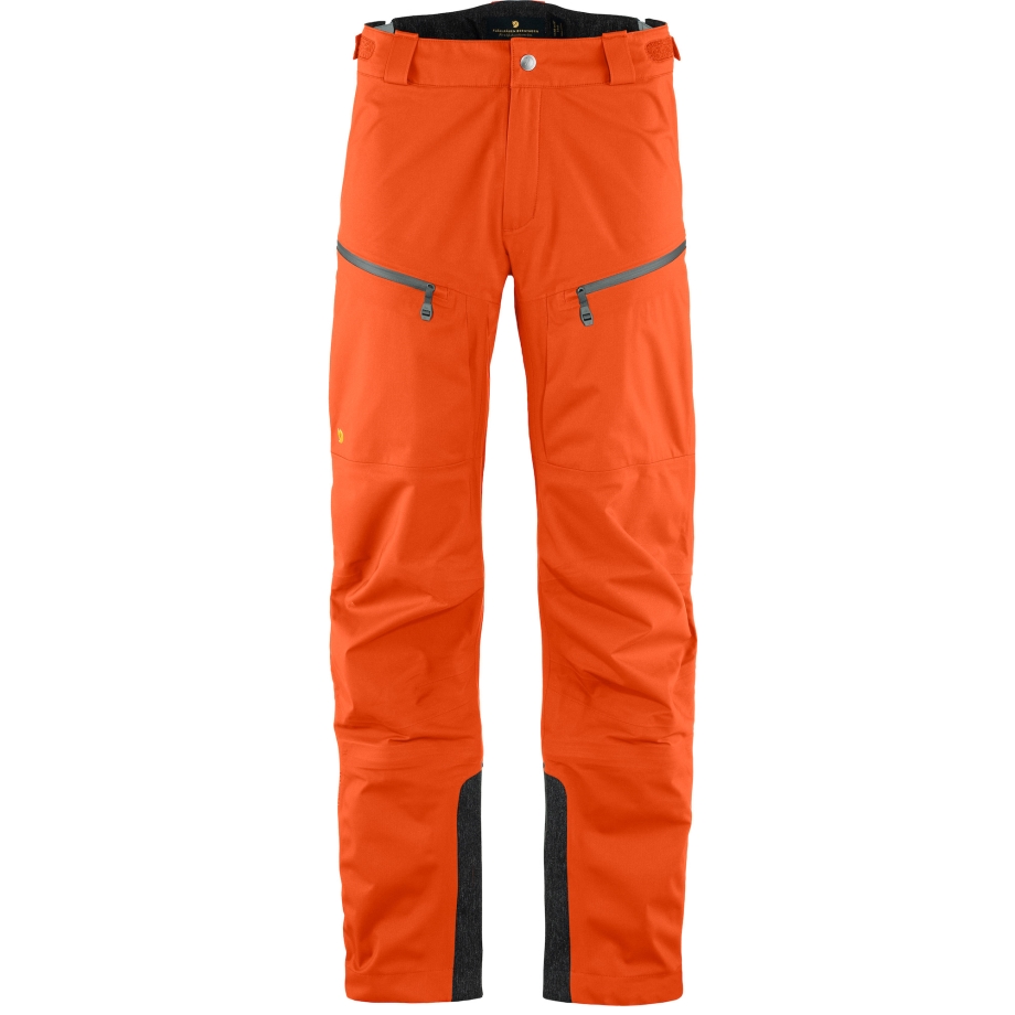 Fjällräven Canada Bergtagen Eco-Shell Trousers M Hokkaido Orange