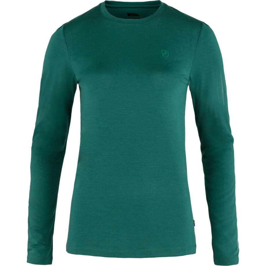 Arctic Green Fjällräven Canada Abisko Wool Ls W