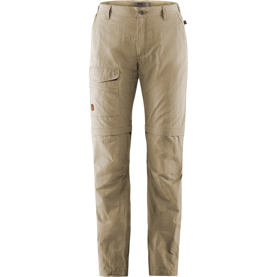Fjällräven Canada Light Beige Travellers Mt Zip-Off Trousers M