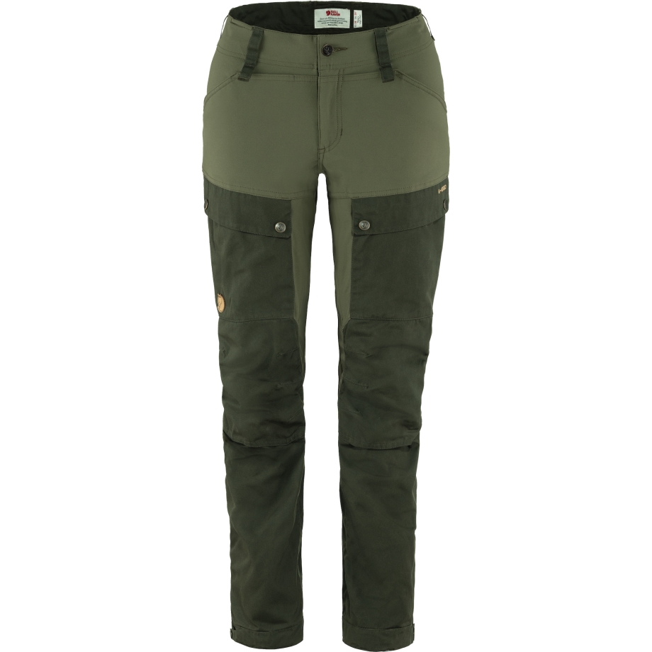 Keb Trousers Curved W Reg Fjällräven Canada Deep Forest-Laurel Green