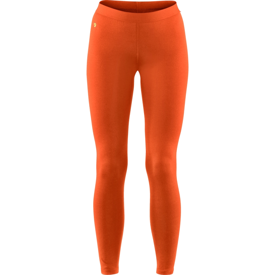 Bergtagen Thinwool Long Johns W Hokkaido Orange Fjällräven Canada