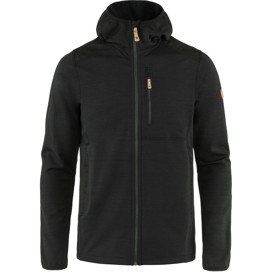 Keb Fleece Hoodie M Fjällräven Canada Black