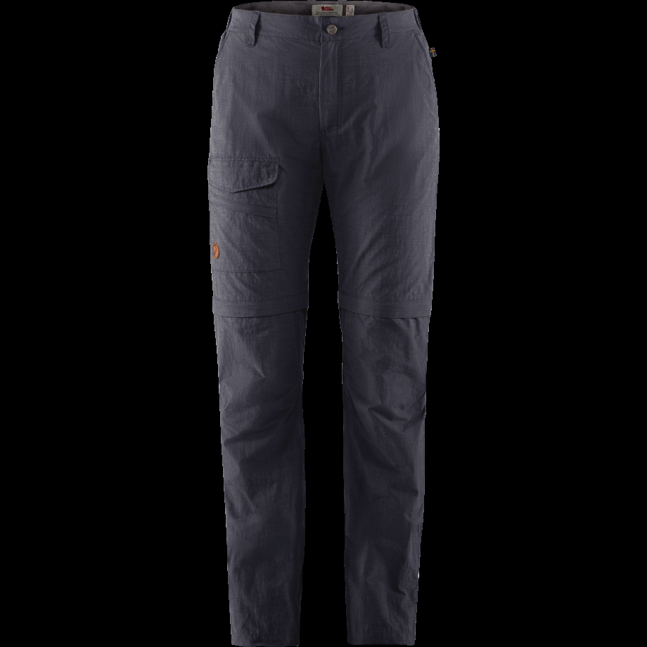 Fjällräven Canada Dark Navy Travellers Mt Zip-Off Trousers W