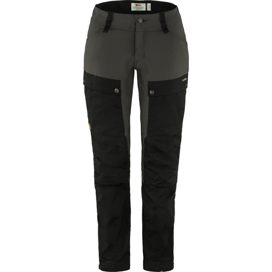 Black-Stone Grey Keb Trousers Curved W Short Fjällräven Canada