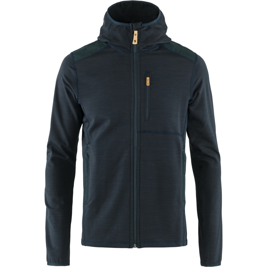Dark Navy Fjällräven Canada Keb Fleece Hoodie M