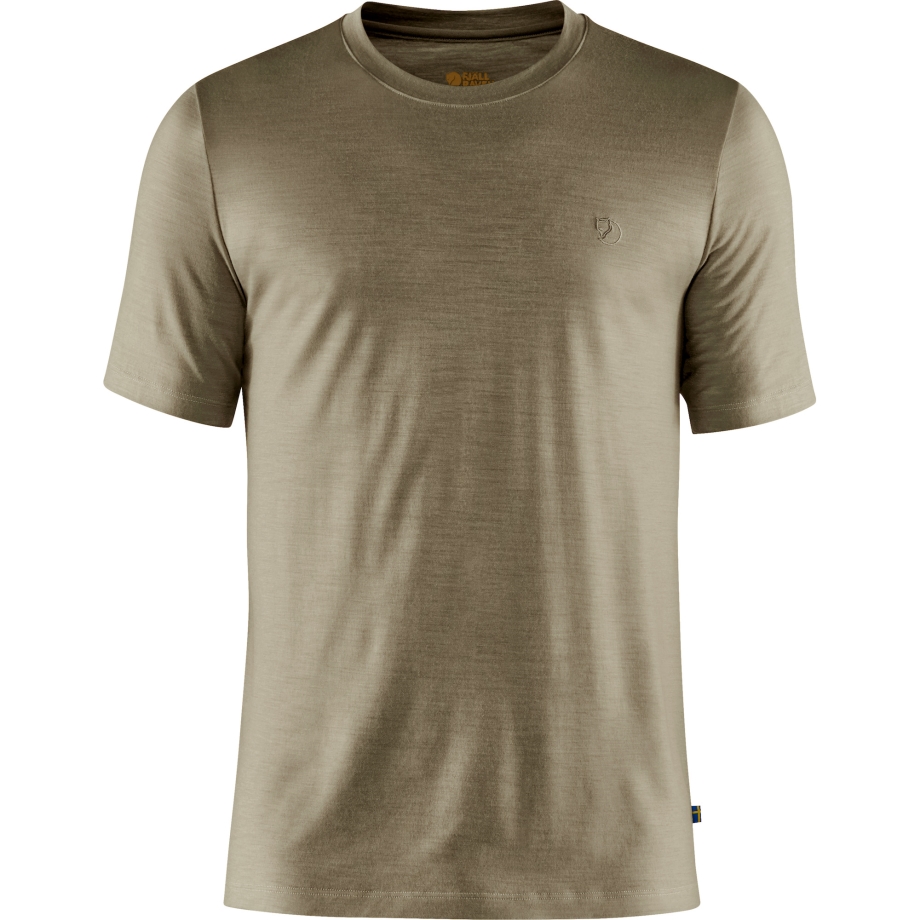 Light Olive Fjällräven Canada Abisko Wool Ss M