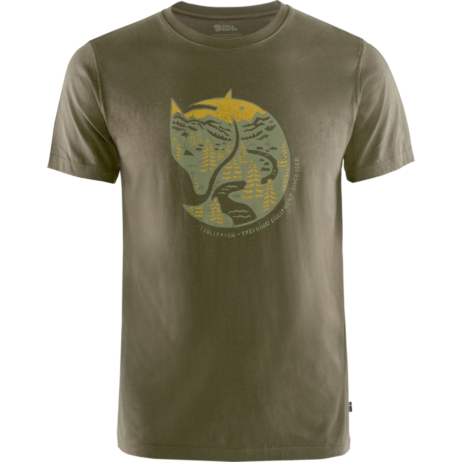 Fjällräven Canada Arctic Fox T-Shirt M Dark Olive