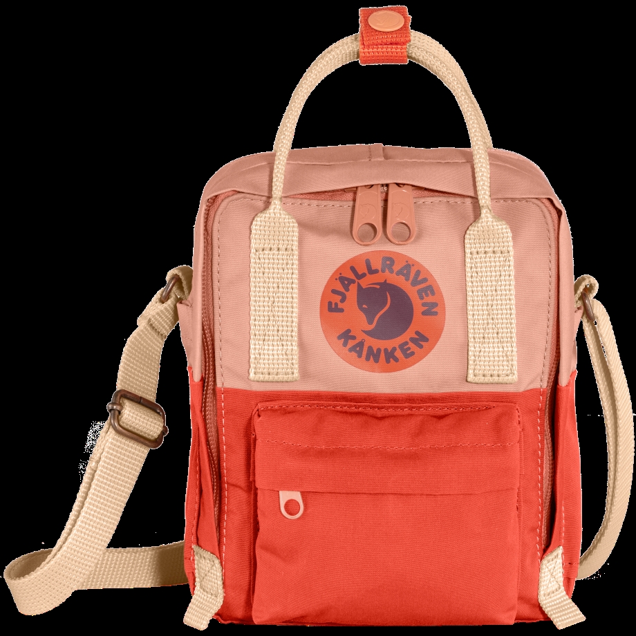 Poppy Fields-Cotton Sky Fjällräven Canada Kånken Art Sling