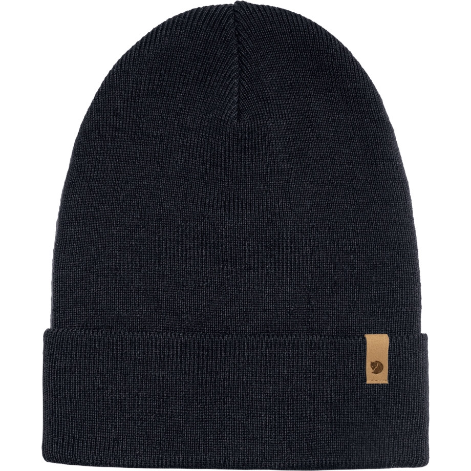 Classic Knit Hat Fjällräven Canada Dark Navy