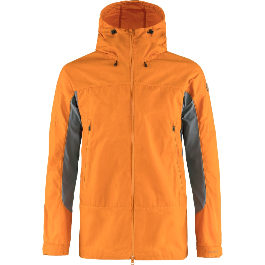 Abisko Lite Trekking Jacket M Fjällräven Canada Ember Orange-Super Grey