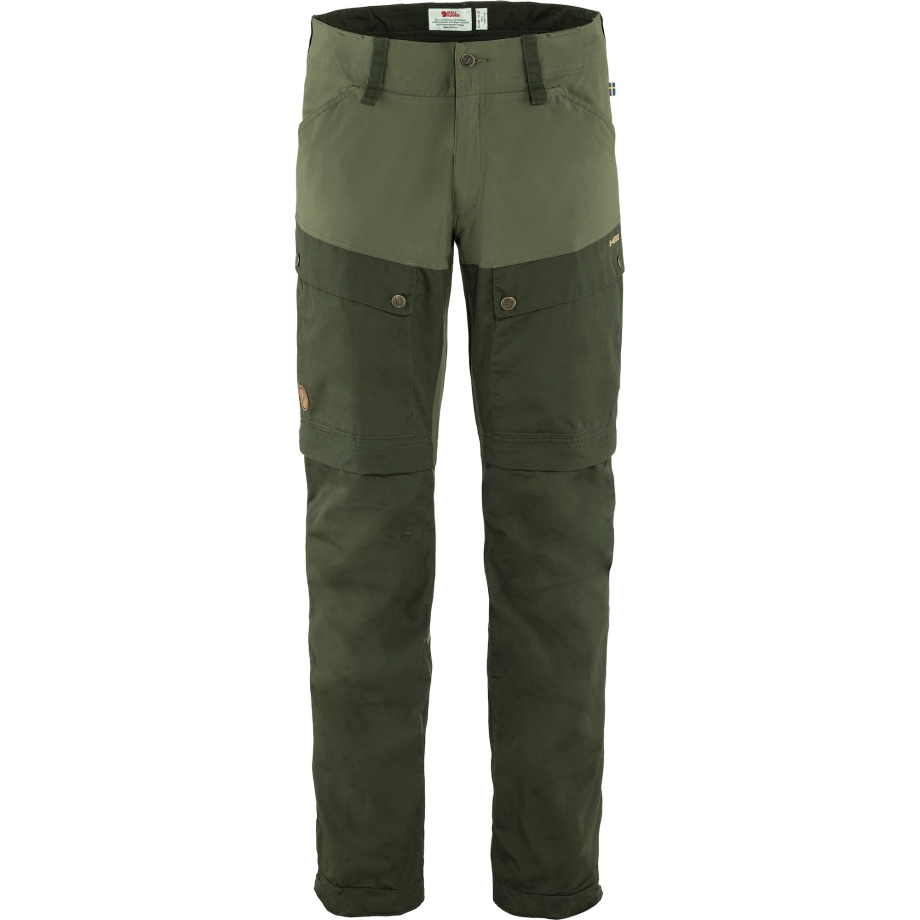 Deep Forest-Laurel Green Fjällräven Canada Keb Gaiter Trousers M Long
