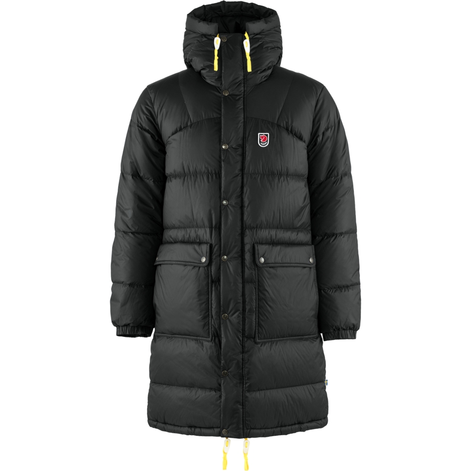 Expedition Long Down Parka M Black Fjällräven Canada Brand