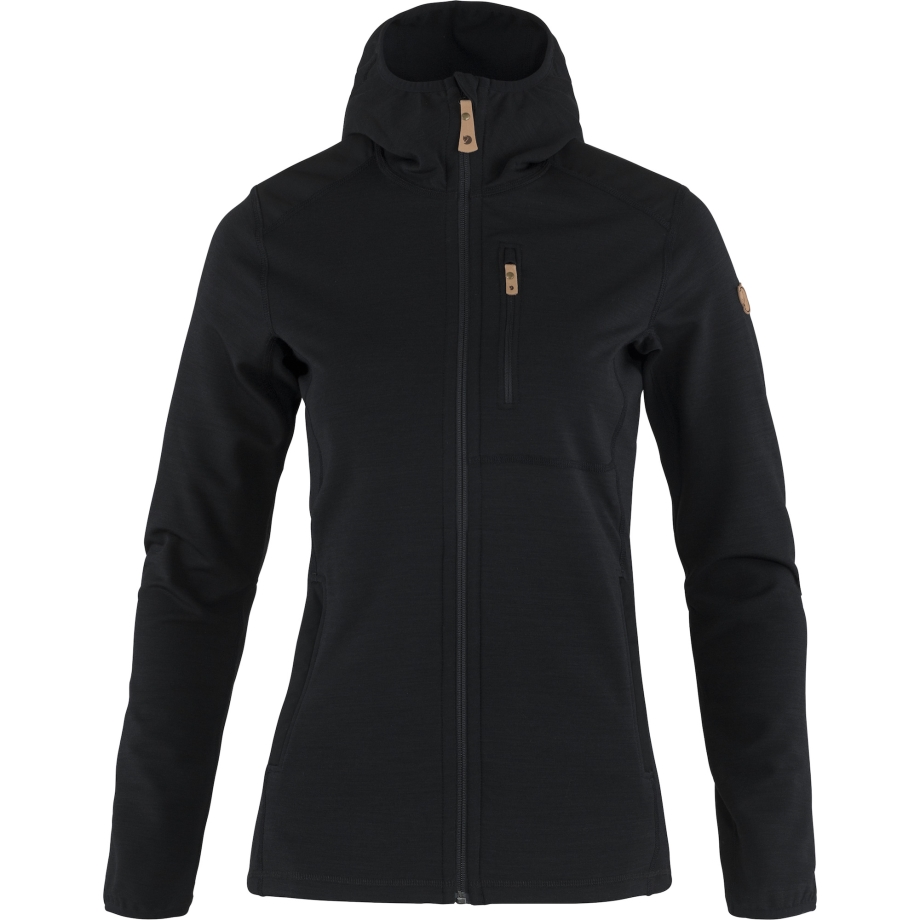 Keb Fleece Hoodie W Black Fjällräven Canada Brand