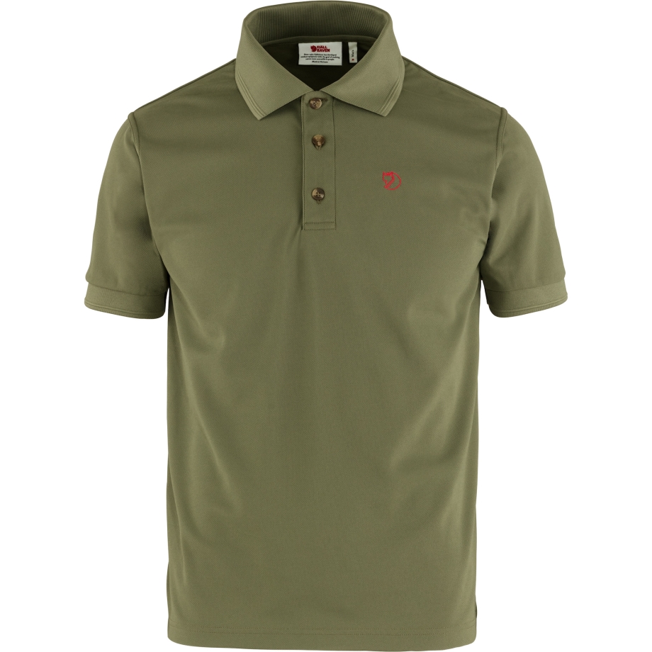 Crowley Pique Shirt M Light Olive Fjällräven Canada