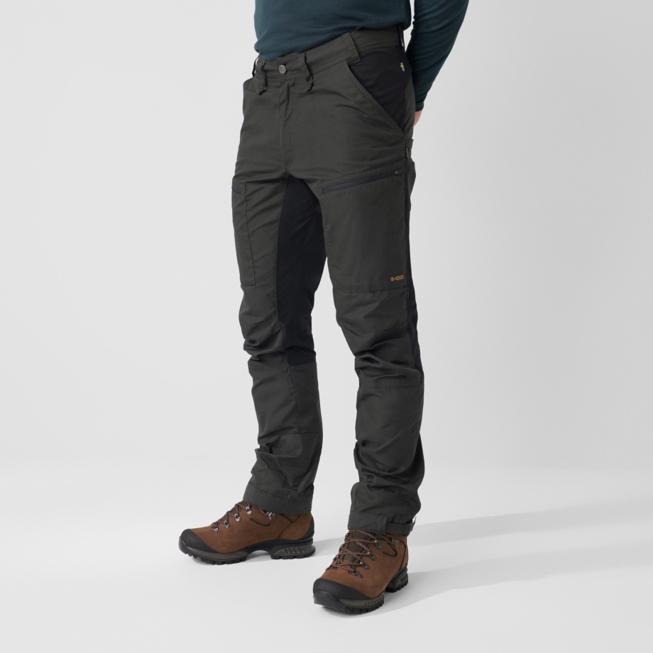 Abisko Lite Trekking Trousers M Reg Dark Grey Fjällräven Canada