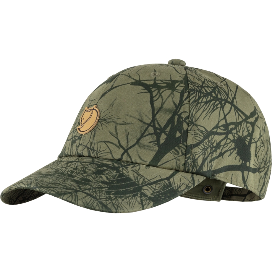 Green Camo Fjällräven Canada Lappland Camo Cap