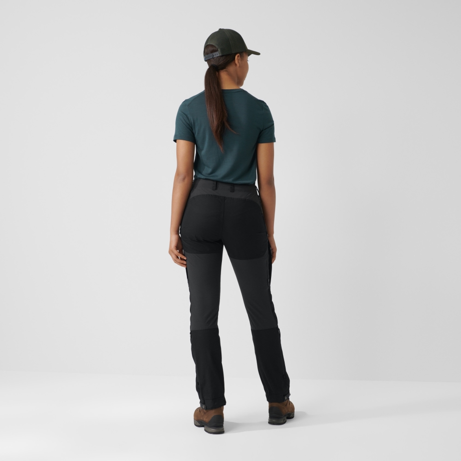 Keb Trousers W Short Black-Stone Grey Fjällräven Canada