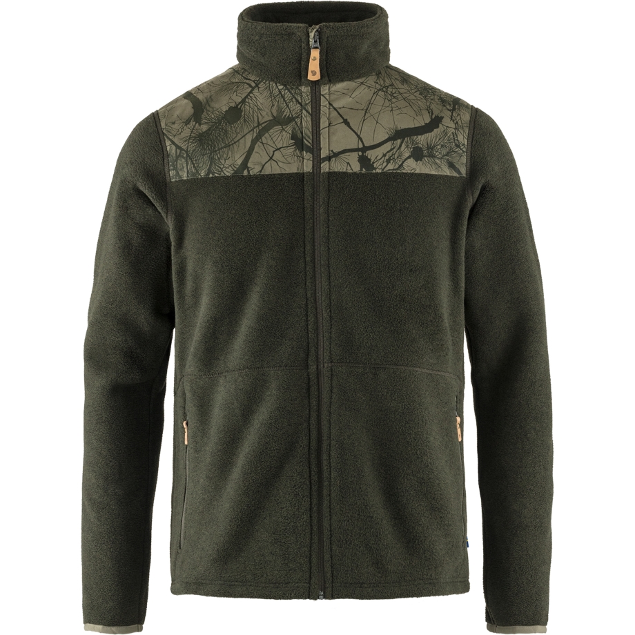 Fjällräven Canada Laurel Green-Green Camo Lappland Fleece M
