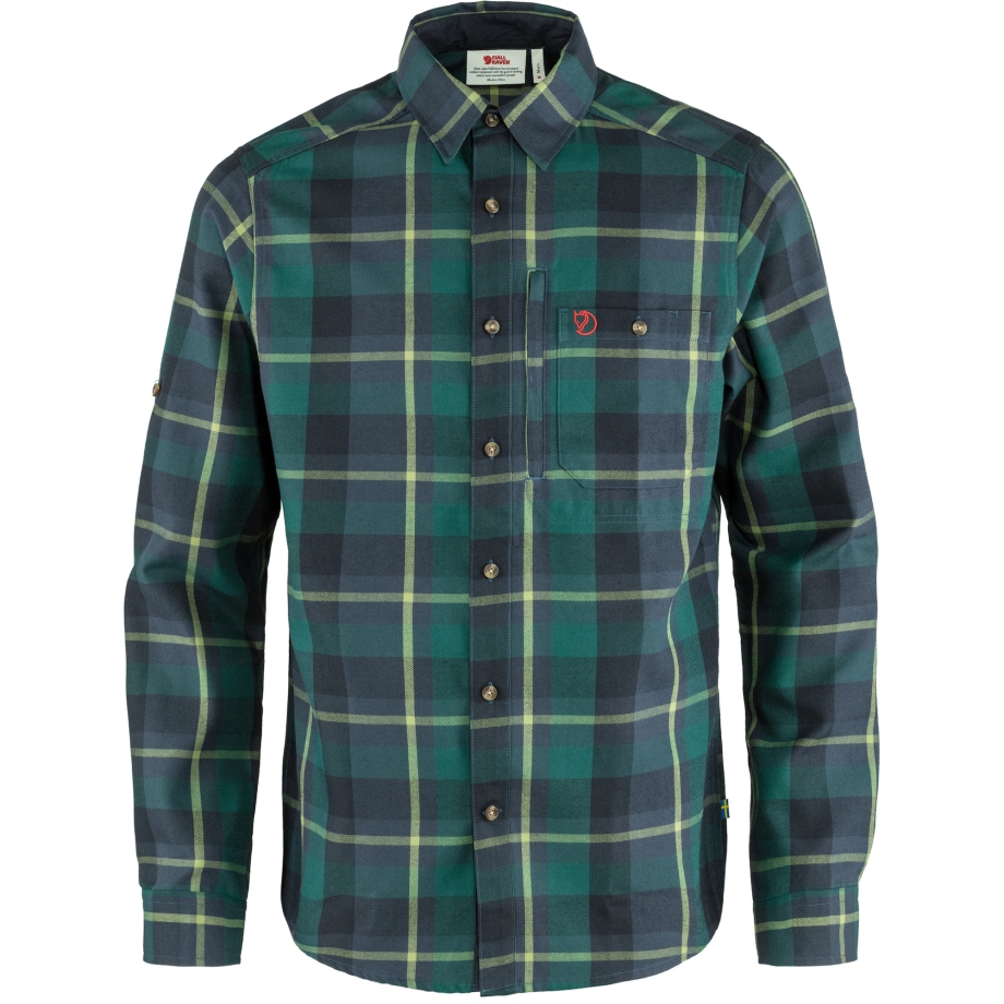 Arctic Green-Navy Fjällräven Canada Fjällglim Shirt M