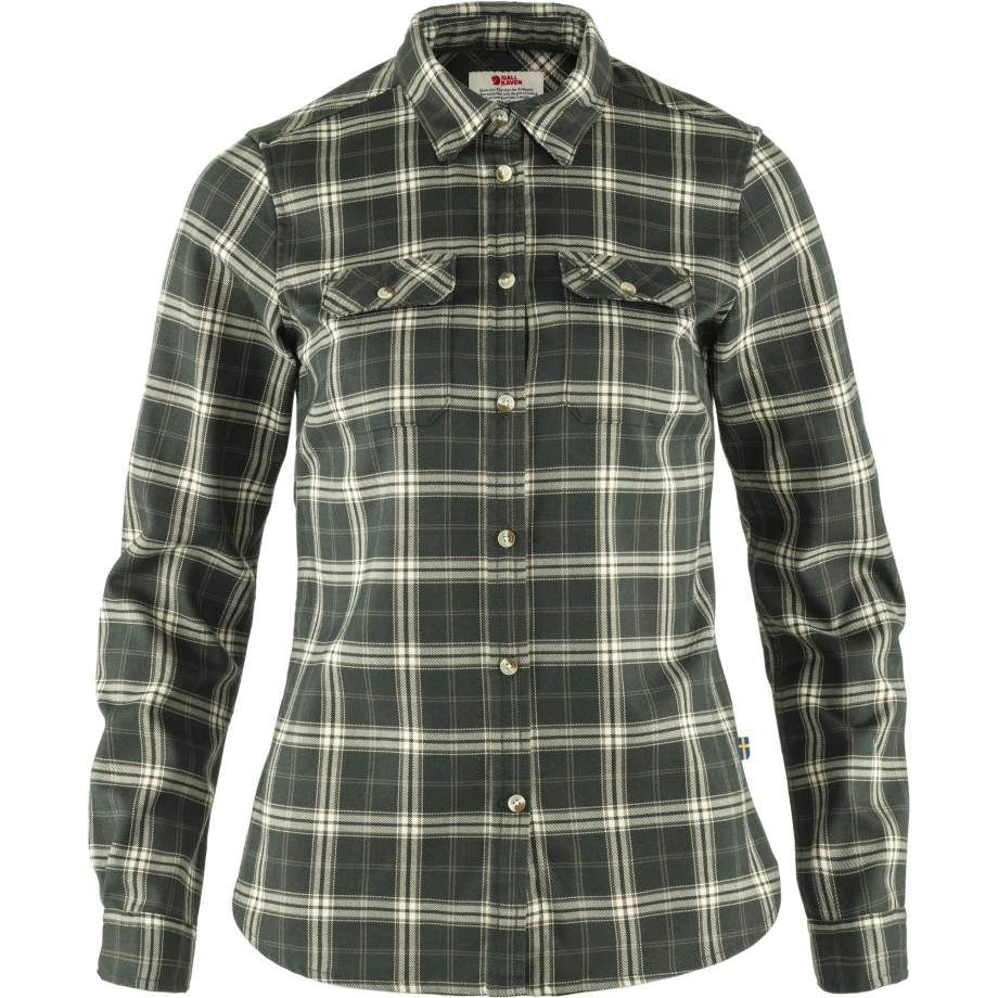 Fjällglim Stretch Shirt Ls W Fjällräven Canada Deep Forest