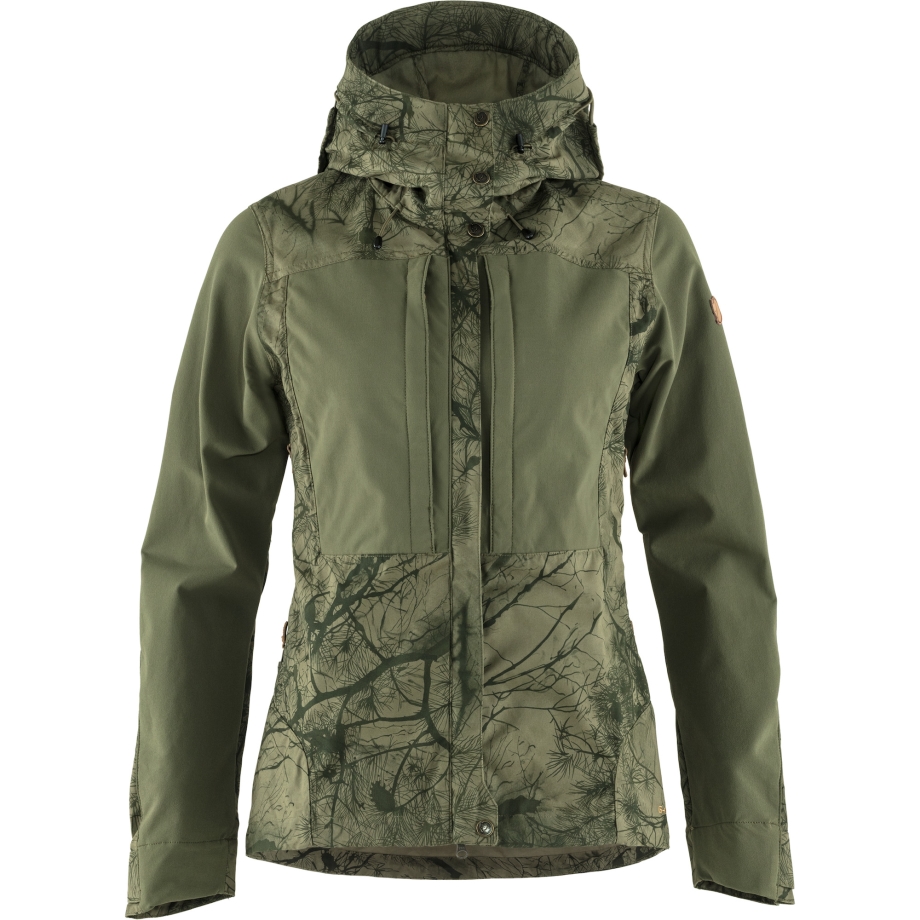 Green Camo-Laurel Green Fjällräven Canada Keb Jacket W