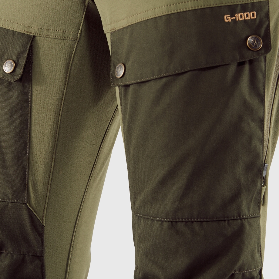 Fjällräven Canada Deep Forest-Laurel Green Keb Trousers W Reg