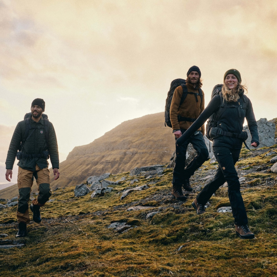 Fjällräven Canada Deep Forest-Laurel Green Keb Trousers W Reg