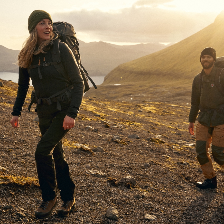 Fjällräven Canada Deep Forest-Laurel Green Keb Trousers W Reg