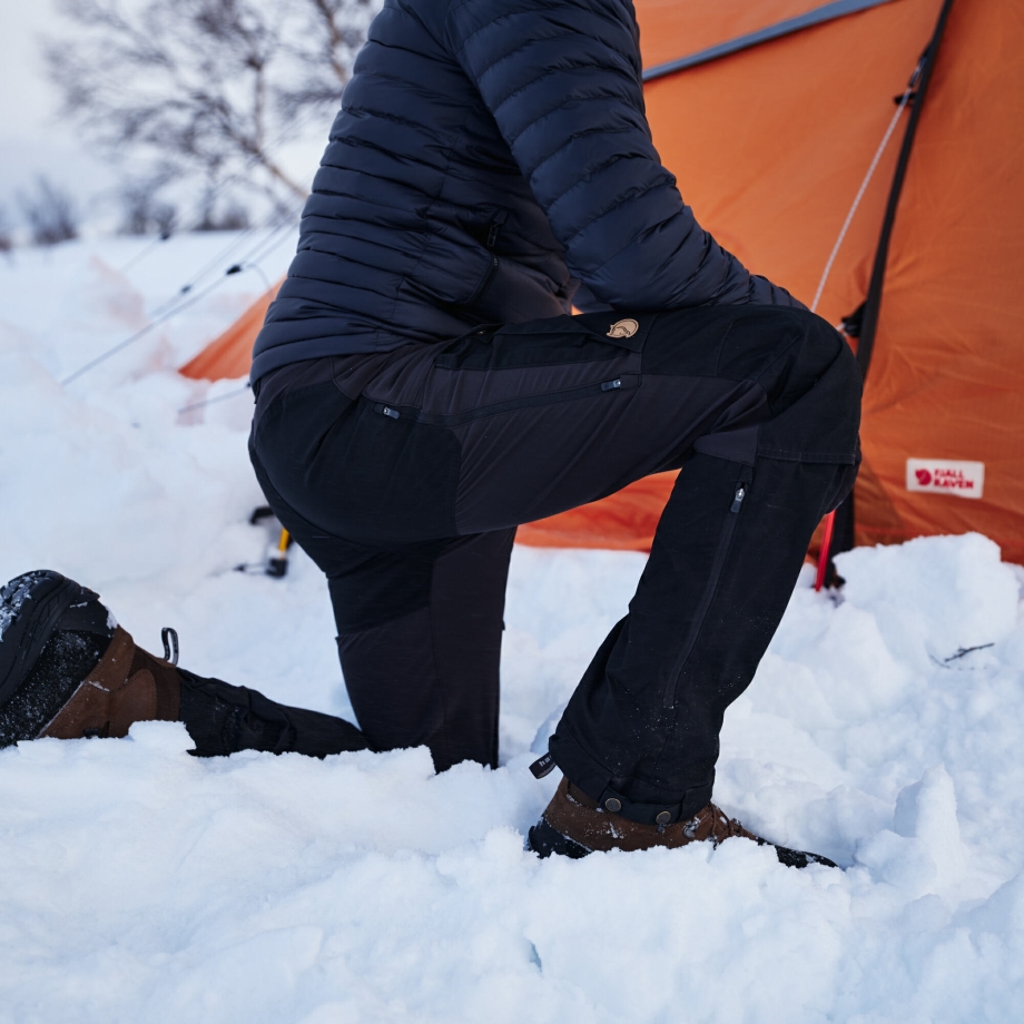 Fjällräven Canada Deep Forest-Laurel Green Keb Trousers W Reg